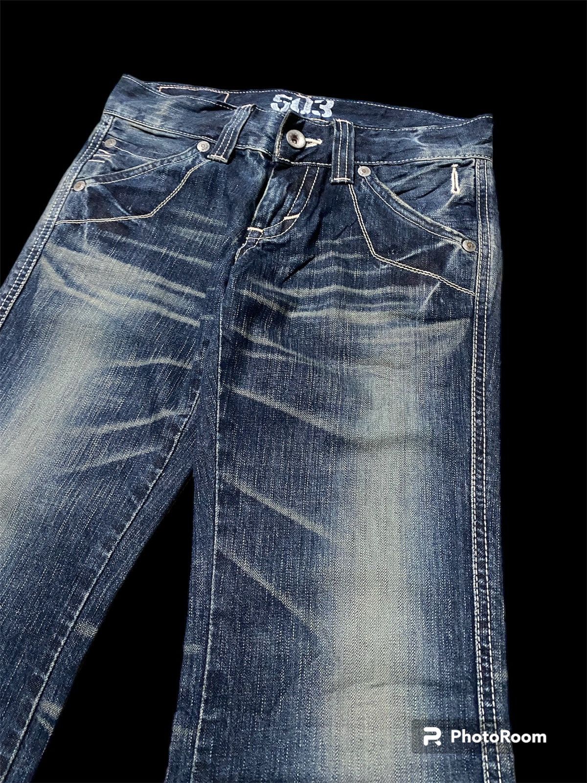 Edwin × Japanese Brand Flare Jeans Edwin 503 Low Rise Baggy Size US 29 - 6 Thumbnail