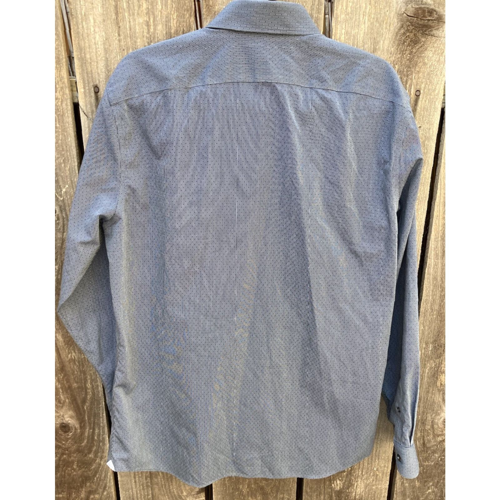 Banana Republic Banana Republic Button-Down Shirt Blue LS Button-Up Men’s L 16 Grant Fit Cotton Size US L / EU 52-54 / 3 - 7 Thumbnail