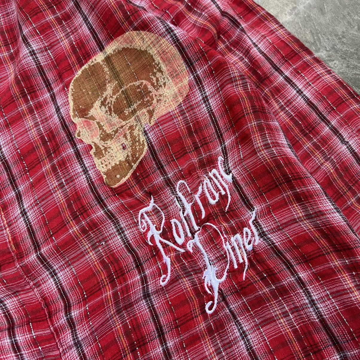 If Six Was Nine Roi Franc Skull If Six Was Nine Style Plaid LS shirt Size US M / EU 48-50 / 2 - 6 Thumbnail