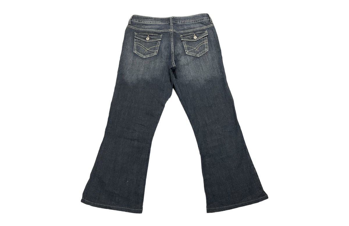 Hysteric Glamour × Japanese Brand × Le Grande Bleu (L.G.B.) 🔥Crazy Y2K Theoria Denim Baggy Flare Jeans LGB Style Size US 32 / EU 48 - 3 Thumbnail