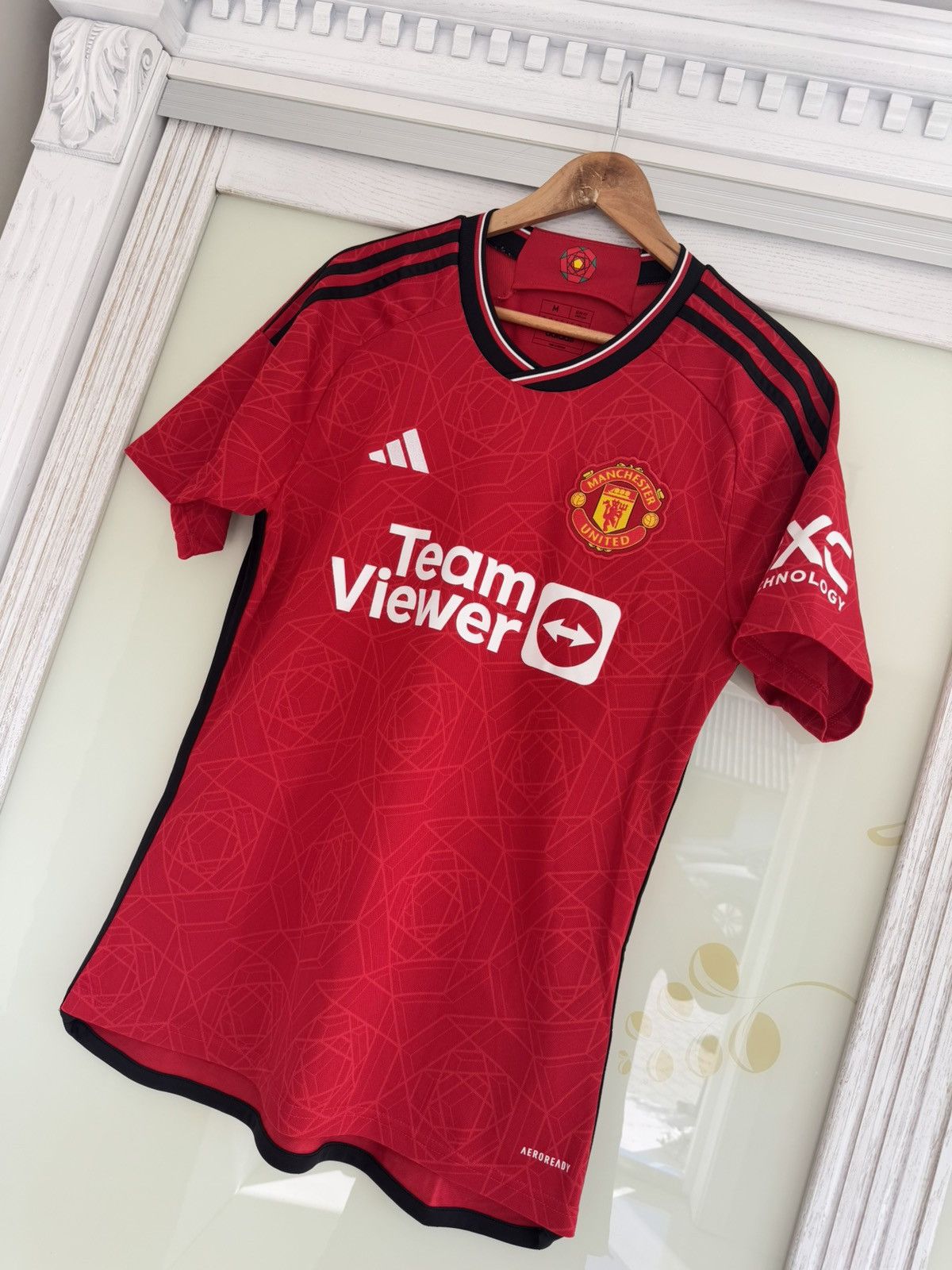 Adidas Manchester United 2023-2024 Home Soccer Jersey Football Kit Size US M / EU 48-50 / 2 - 3 Thumbnail