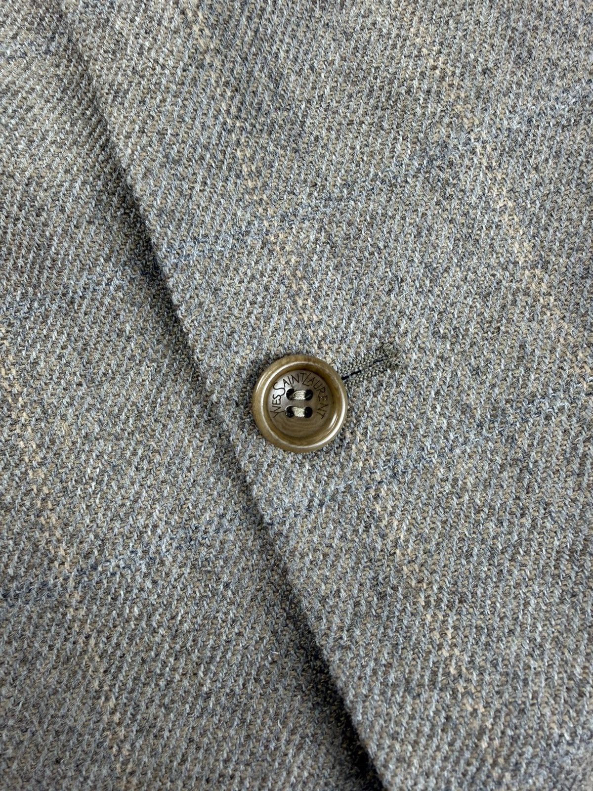 Yves Saint Laurent Vintage Yves Saint Laurent Wool Blazer Jacket Size 58 Size 48R - 9 Thumbnail