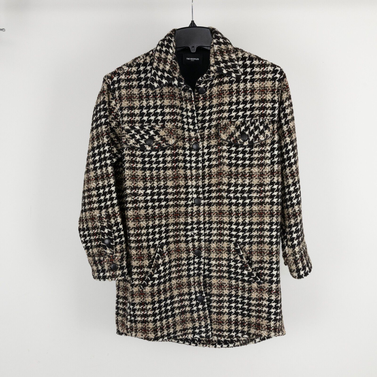 The Kooples The Kooples Women Tweed Jacket Black Size 2/M Size M / US 6-8 / IT 42-44 - 3 Thumbnail