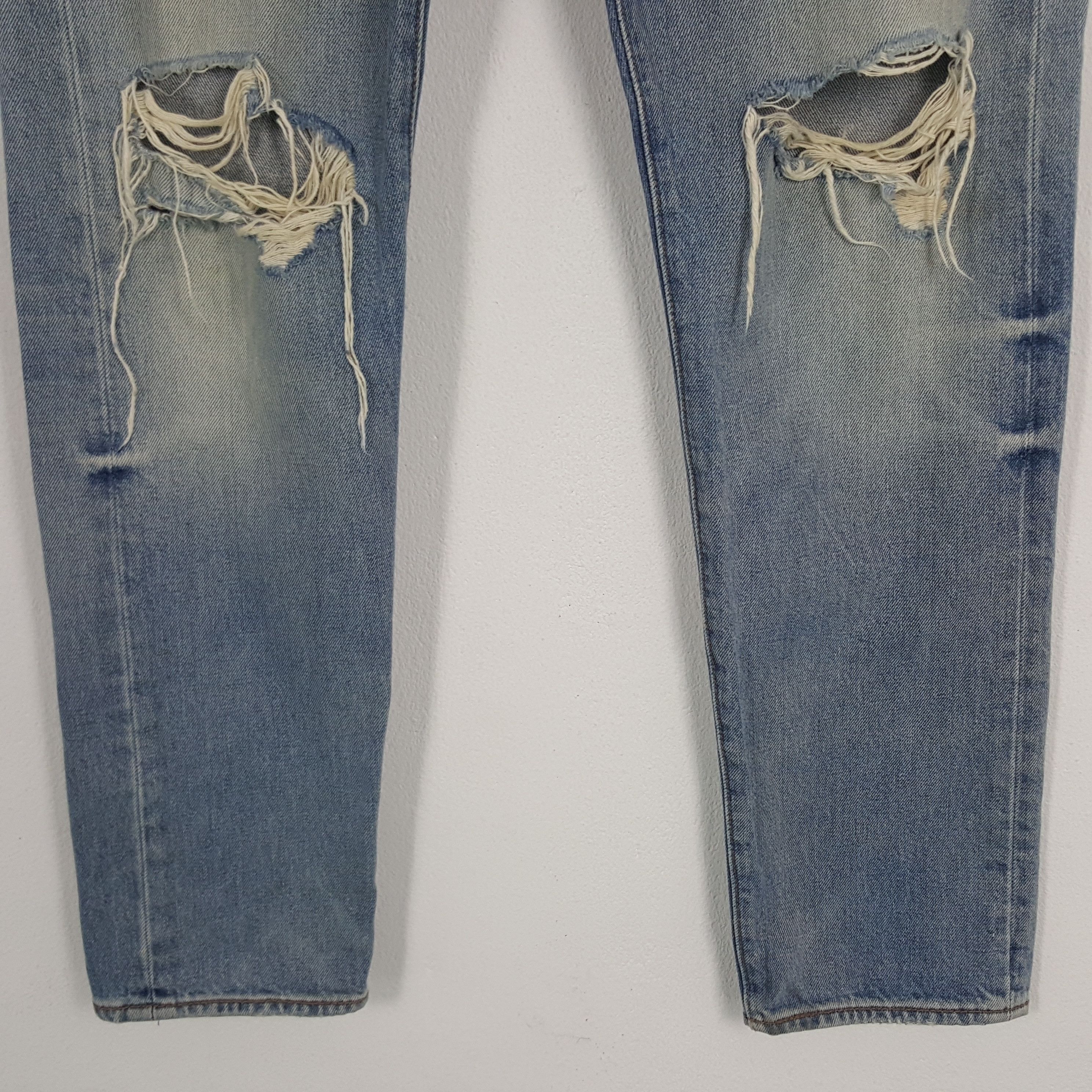Levi's × Vintage Vintage Levi's 501 Distressed Style Denim Jeans Size US 32 / EU 48 - 3 Thumbnail