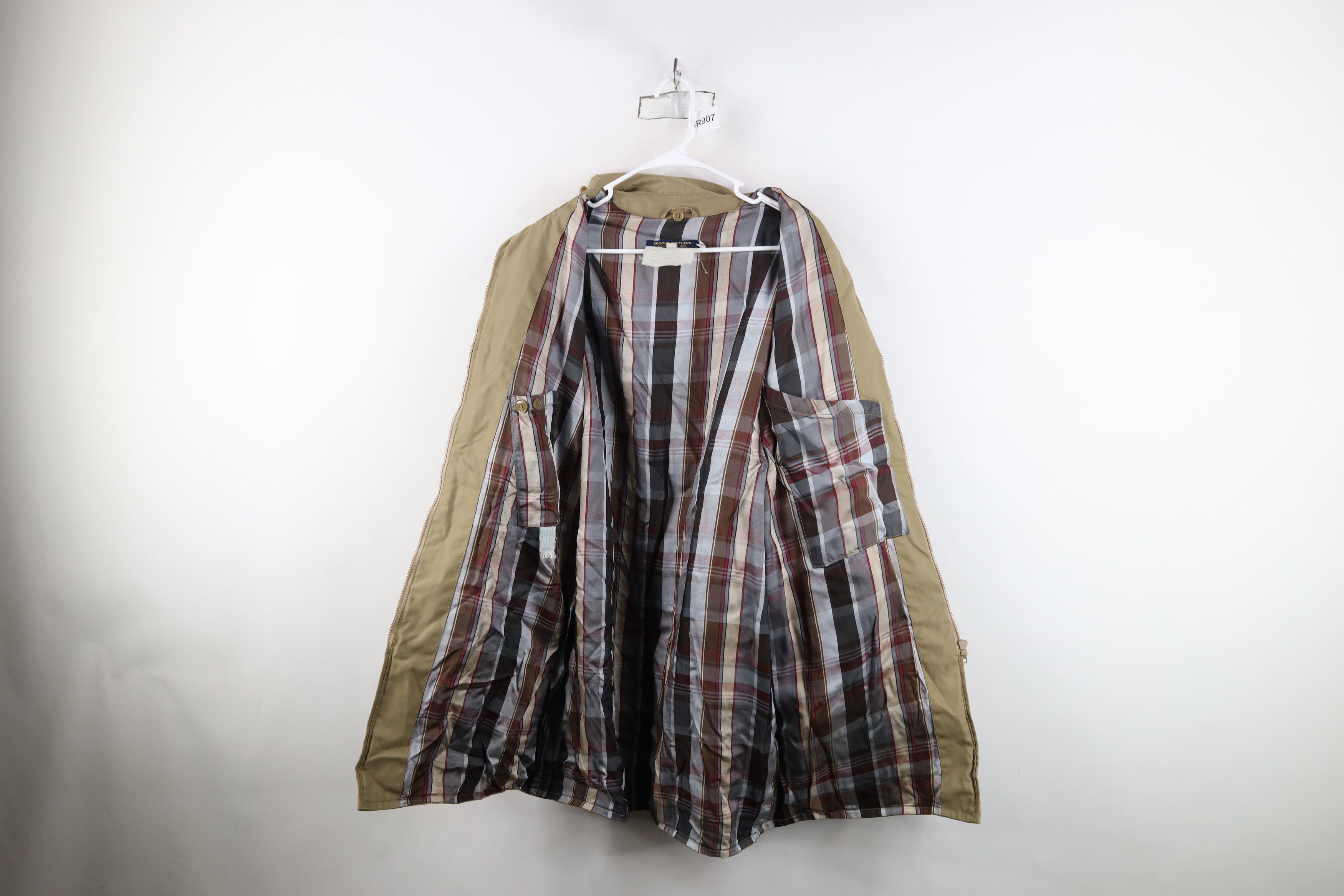 Brooks Brothers Vintage 70s Brooks Brothers Full Zip Chore Barn Jacket Beige Size US XL / EU 56 / 4 - 12 Thumbnail