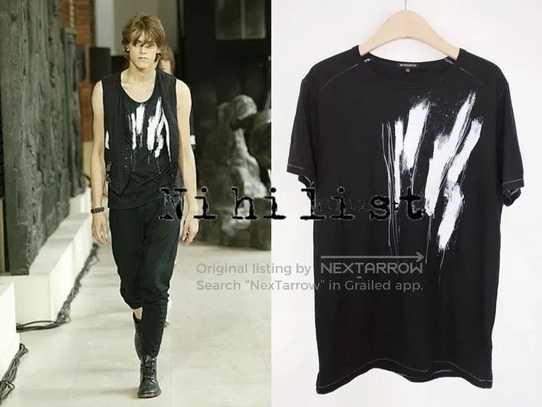 Ann Demeulemeester Ann Demeulemeester Size xs black cotton-jersey short sleev Size US XXS / EU 40 - 1 Thumbnail