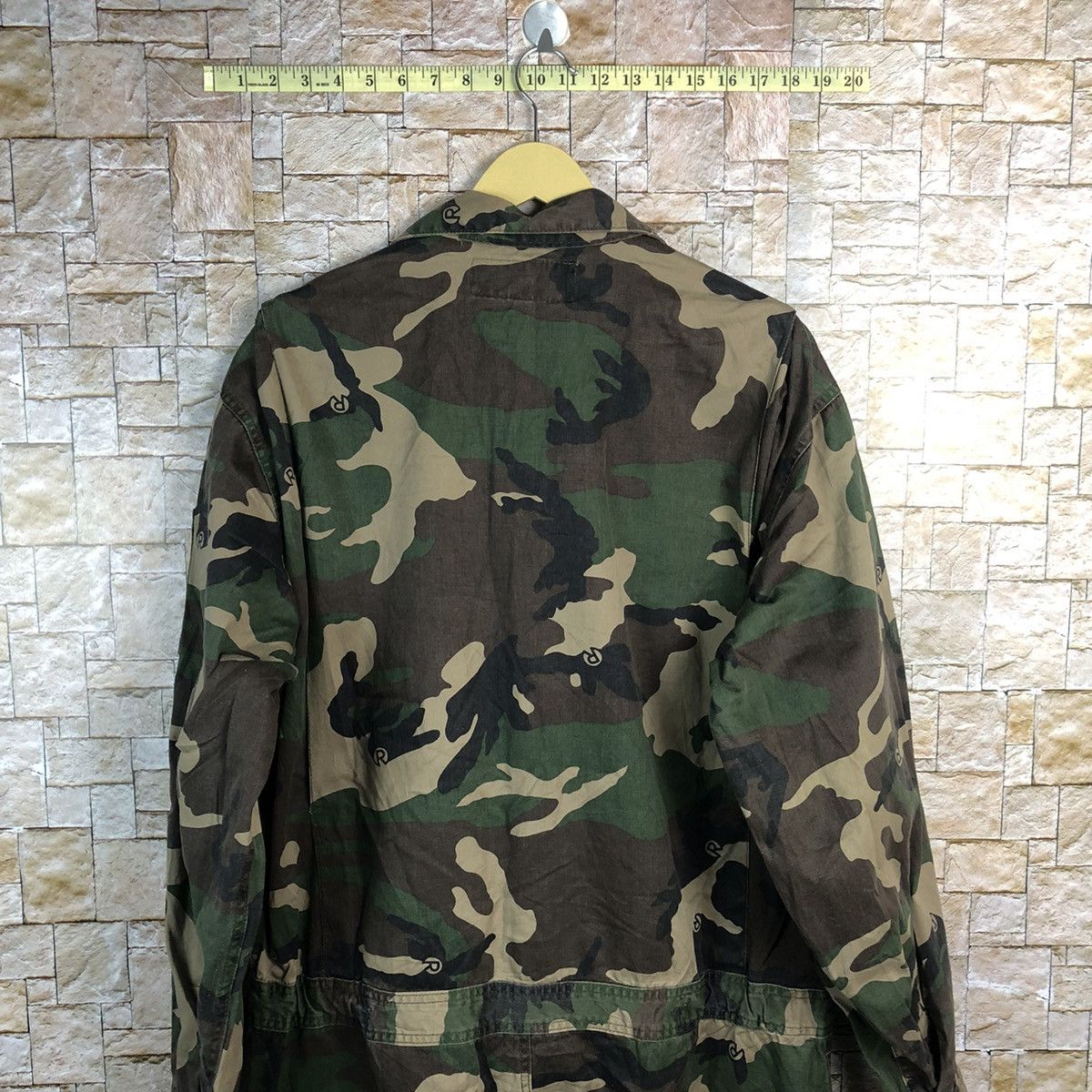Japanese Brand Even River Green Camo Coveralls vintage japan #A553 Size US 38 / EU 54 - 20 Thumbnail
