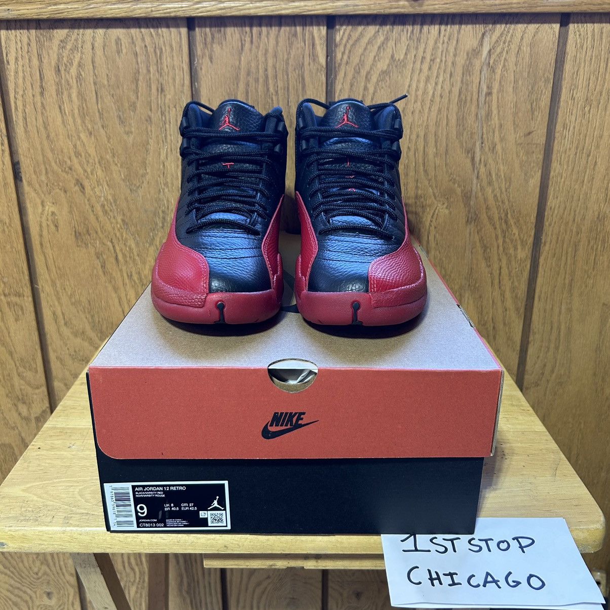Designer × Jordan Brand × Nike Nike Air Jordan 12 Retro Flu Game 2025 Men’s 9 Authentic NEW Size US 9 / EU 42 - 2 Thumbnail