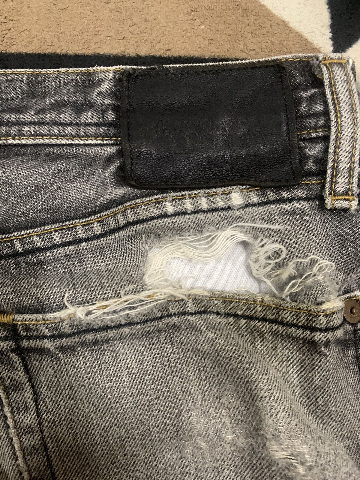 Paul Smith Vintage Paul Smith Faded Classic Fit Distressed Grunge Jeans Size US 30 / EU 46 - 16 Thumbnail