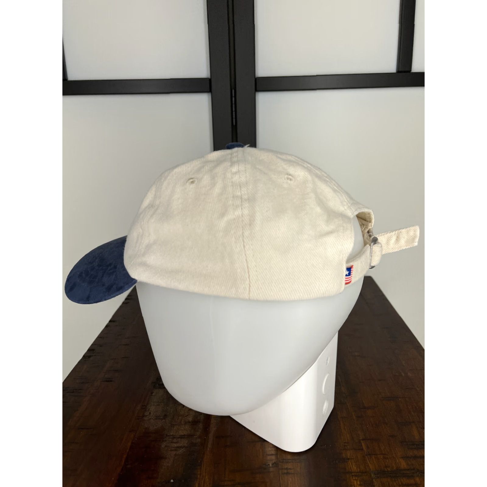 Vintage Rubi Hat California Strap Back Adult One Size Ivory Blue Polyester Skate Size ONE SIZE - 5 Thumbnail