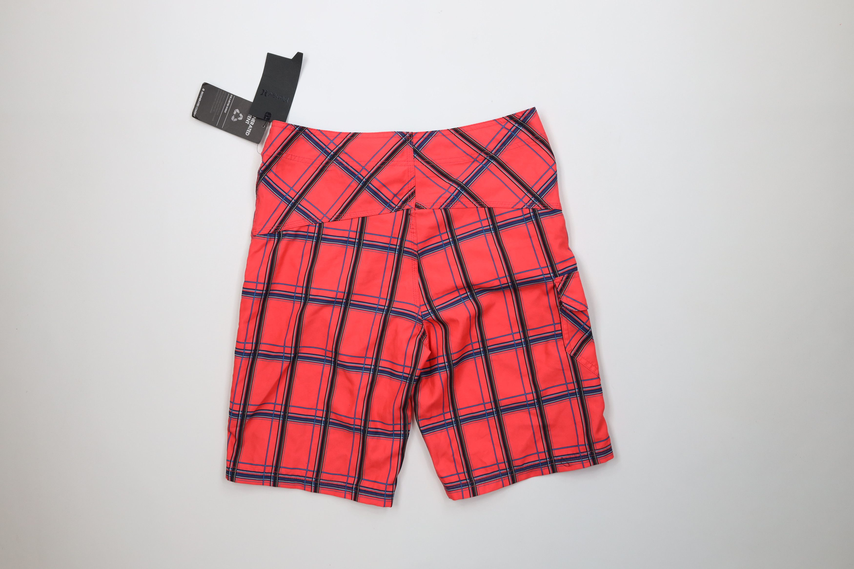 Hurley New Hurley Surfing Swimming Board Shorts Trunks Plaid Size US 31 - 12 Thumbnail