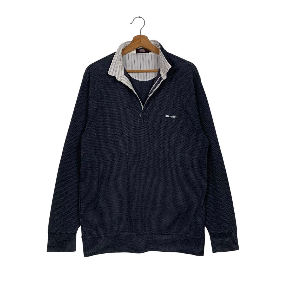 Japanese Brand MICHIKO LONDON Sport Half Zip Sweatshirt #1634-C73 Size US L / EU 52-54 / 3 - 10 Thumbnail
