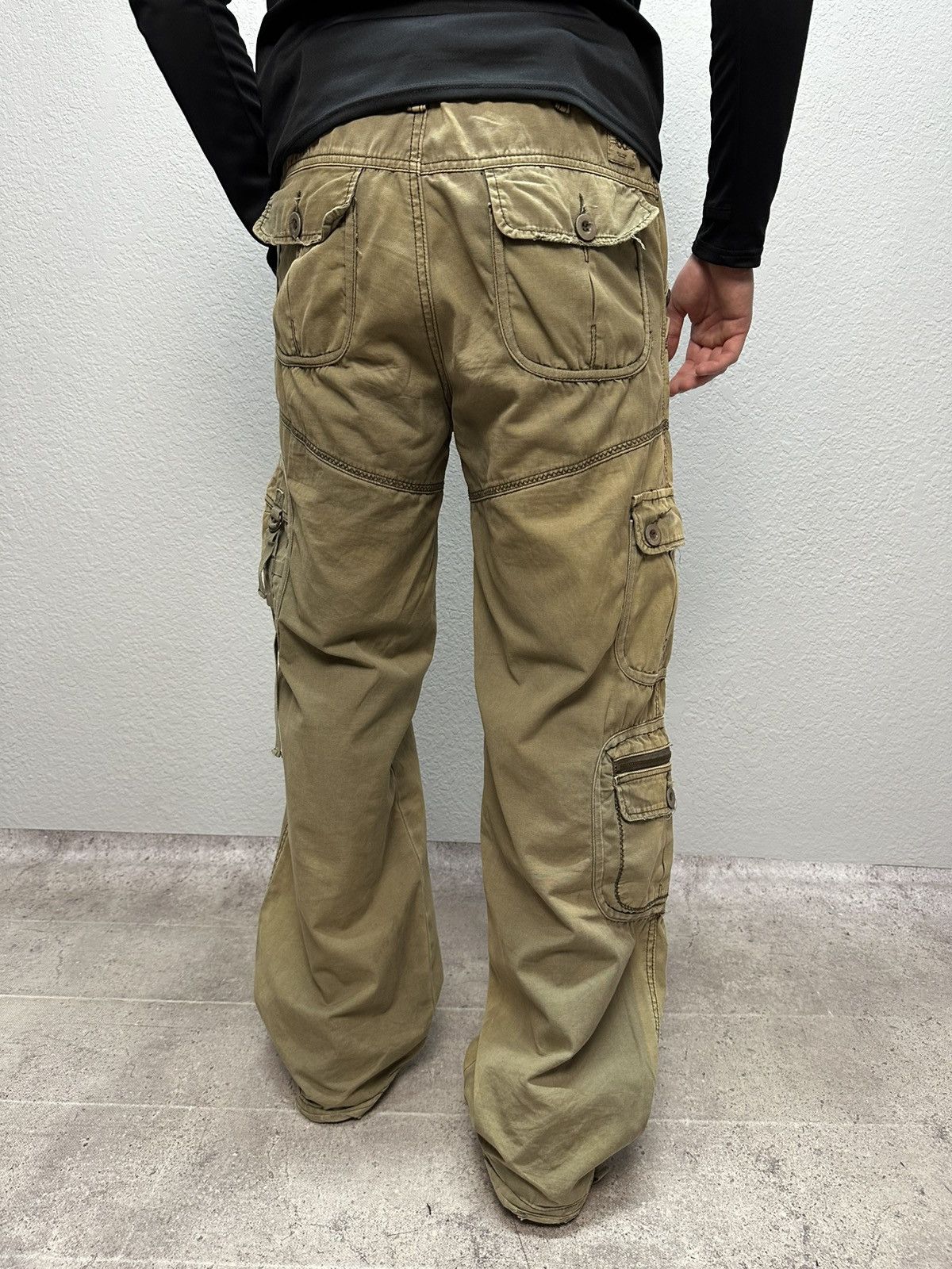 If Six Was Nine Vintage Junya Watanabe Style Cargo Pants Travis Scott Y2K Size US 32 / EU 48 - 4 Thumbnail
