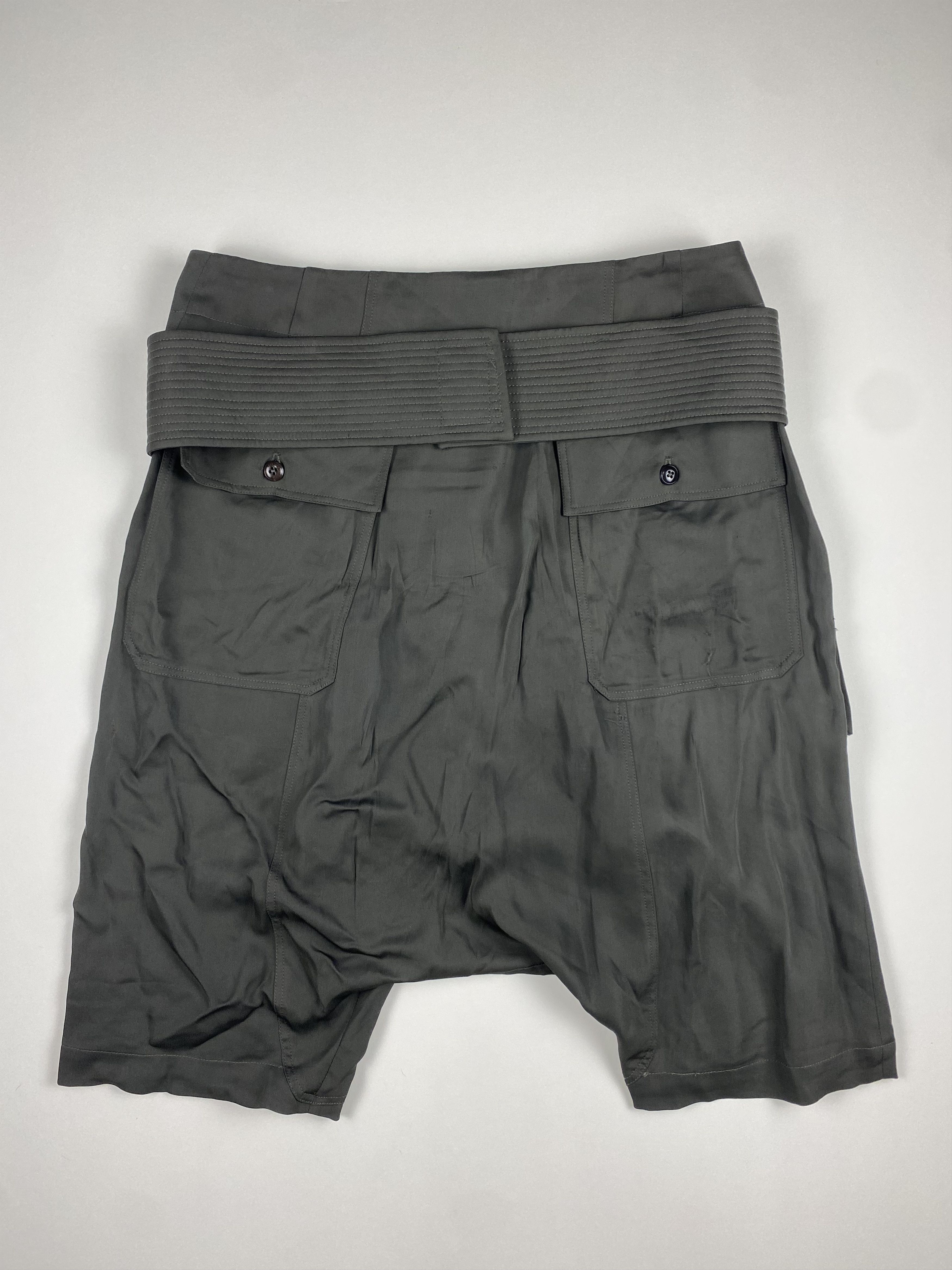 Rick Owens Rick Owens Easy Creatch Shorts Size 27" / US 4 / IT 40 - 2 Thumbnail