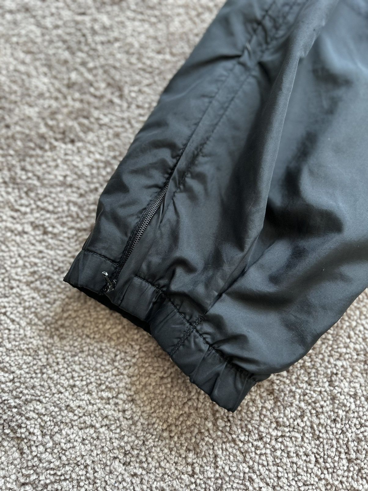 Nike × Vintage Vintage 90s Black On Black Nike Track Pants Size US 30 / EU 46 - 4 Thumbnail