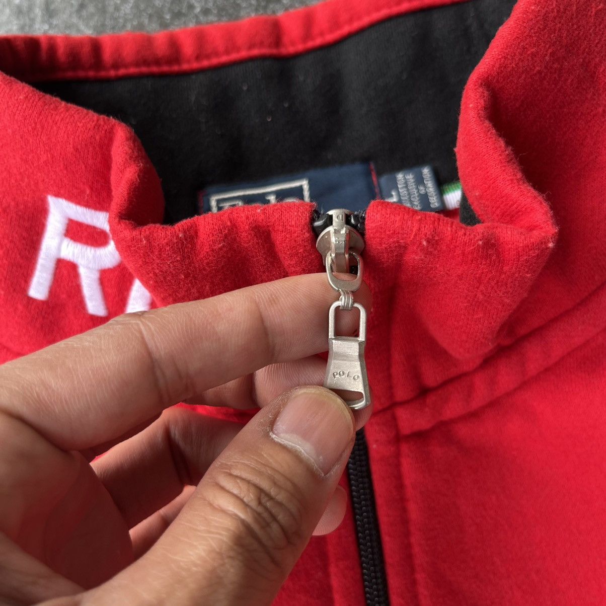 Polo Ralph Lauren Vintage Polo Ralph Lauren Racing Italia 2011 Team Zip Jacket Size US L / EU 52-54 / 3 - 7 Thumbnail