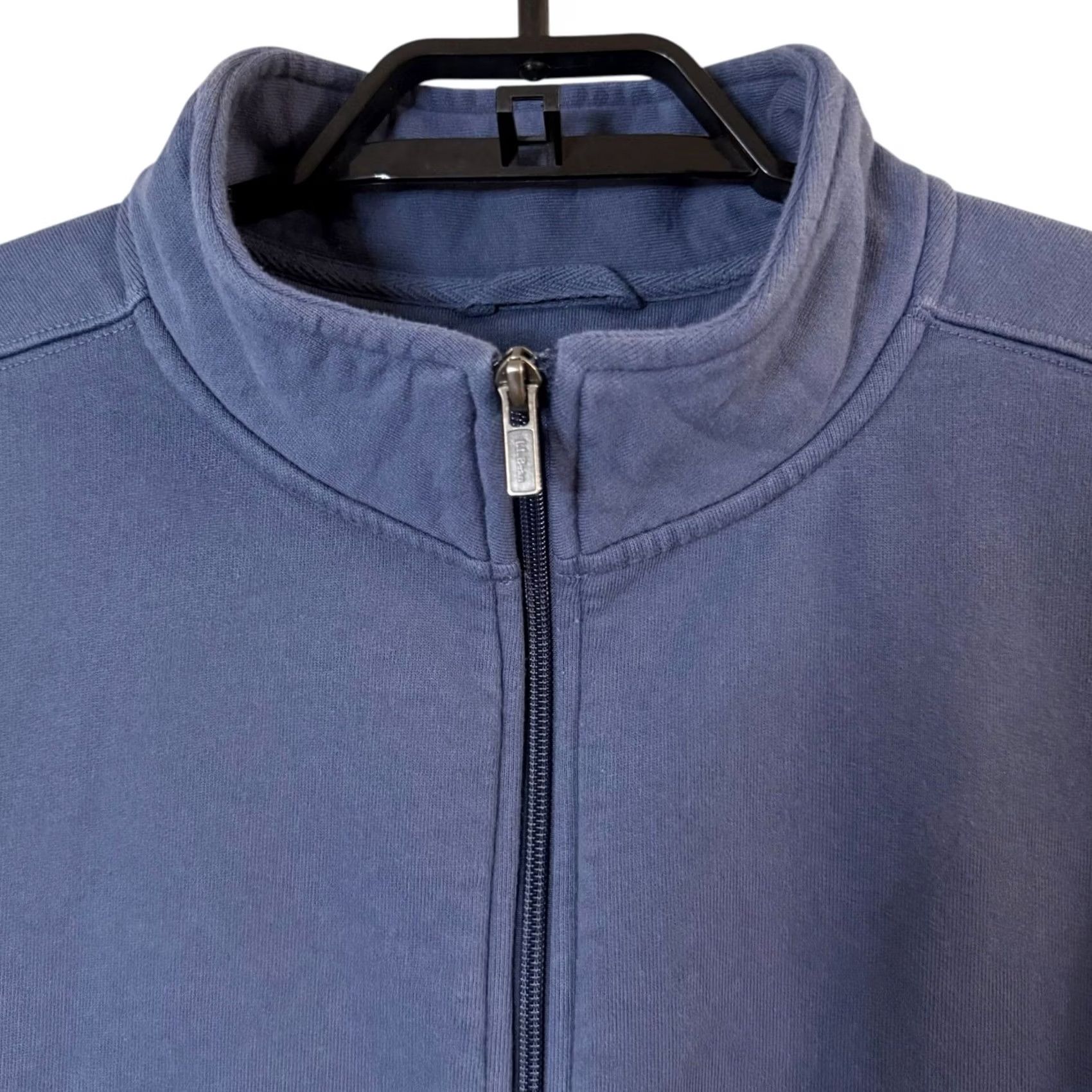 Vintage VINTAGE L.L. Bean Sweatshirt Blue Full Zip Mock-Neck Athletic Traditional-Fit Men XL Pockets Heavyweight Winter Fall Spring Outdoors Size US XL / EU 56 / 4 - 5 Thumbnail