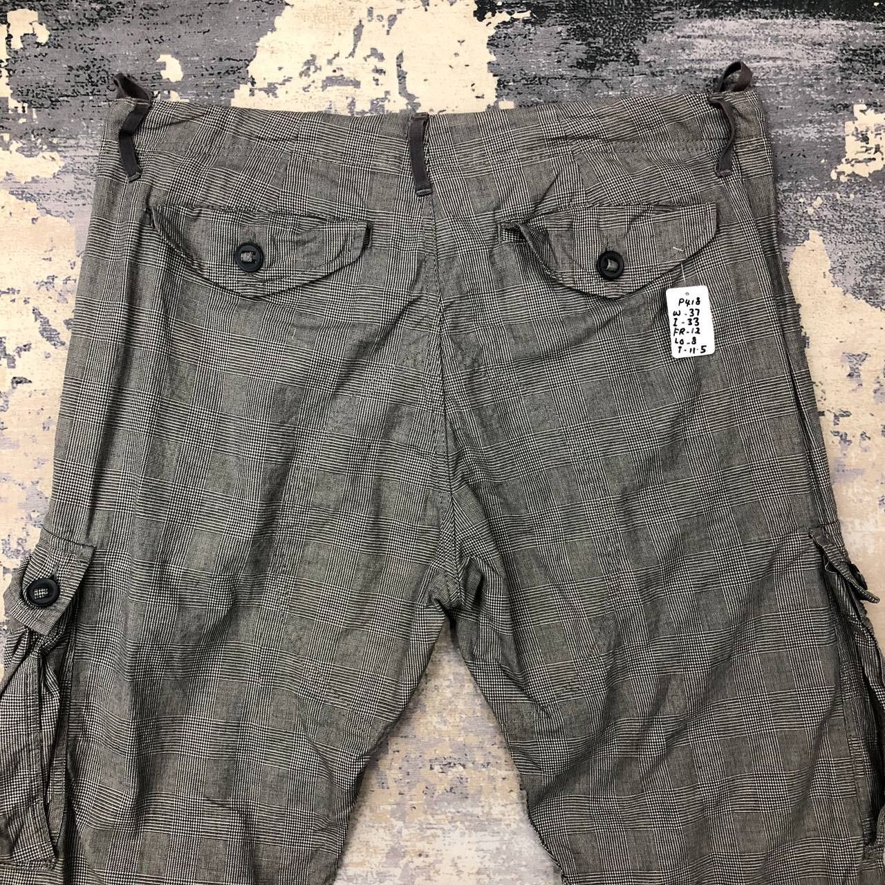 Japanese Brand P418 JAPAN BACK NUMBER CARGO PANTS Size US 37 - 4 Thumbnail