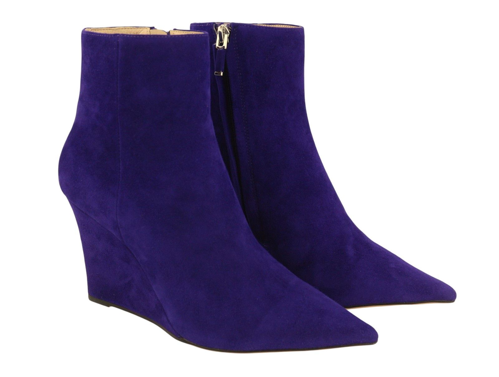 Other LOLA CRUZ RENES EU38 Blue Suede Leather Platform Heel 87545 Size US 7 / IT 37 - 2 Thumbnail