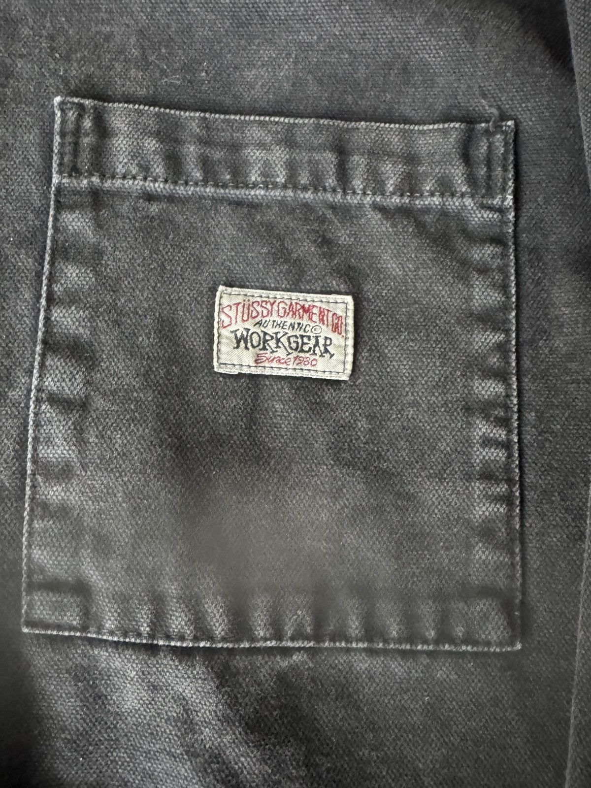 Stussy Stussy workwear black jacket Size US L / EU 52-54 / 3 - 2 Thumbnail