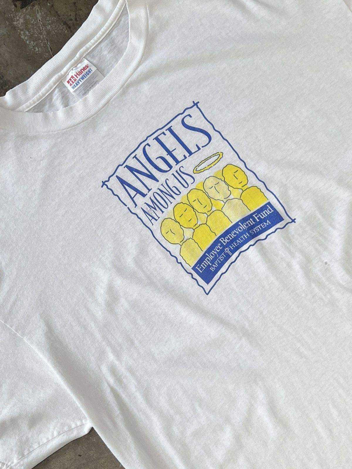 Vintage Vintage Angels Among Us Religious Baptist Jesus Tee XL Size US XL / EU 56 / 4 - 1 Thumbnail