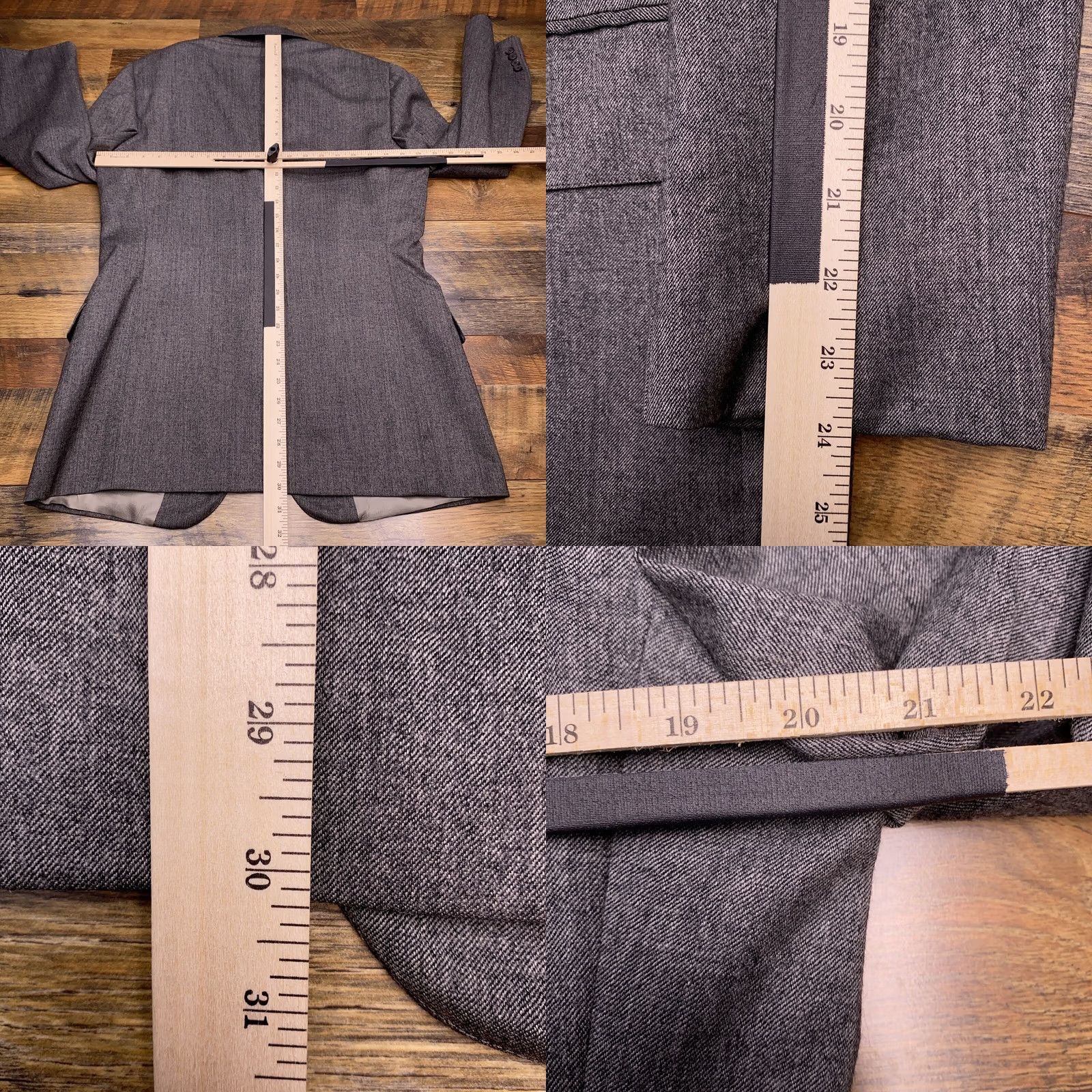Ralph Lauren VINTAGE Ralph Lauren Polo University Club Blazer Gray Wool USA Mens 40S Size US L / EU 52-54 / 3 - 9 Thumbnail
