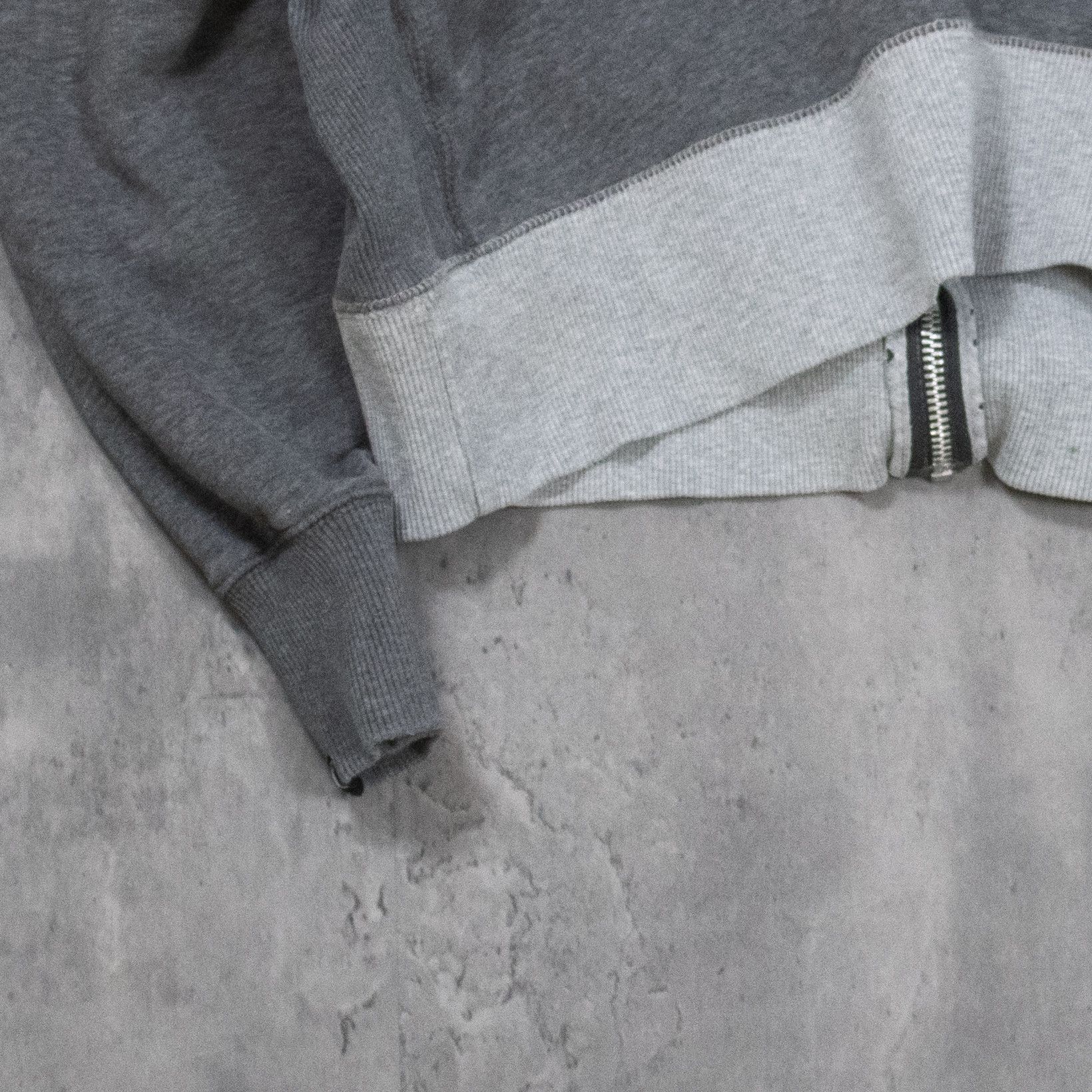 Nike Y2K 2000's Nike Heather Grey Contrast Zip Up Hoodie Sweater Size US M / EU 48-50 / 2 - 9 Thumbnail