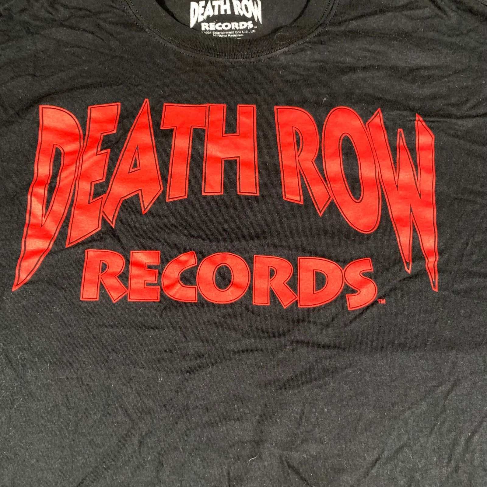 Death Row Records Deathrow Records Shirt Adult Large Black Casual T Shirt Mens Size US L / EU 52-54 / 3 - 6 Thumbnail