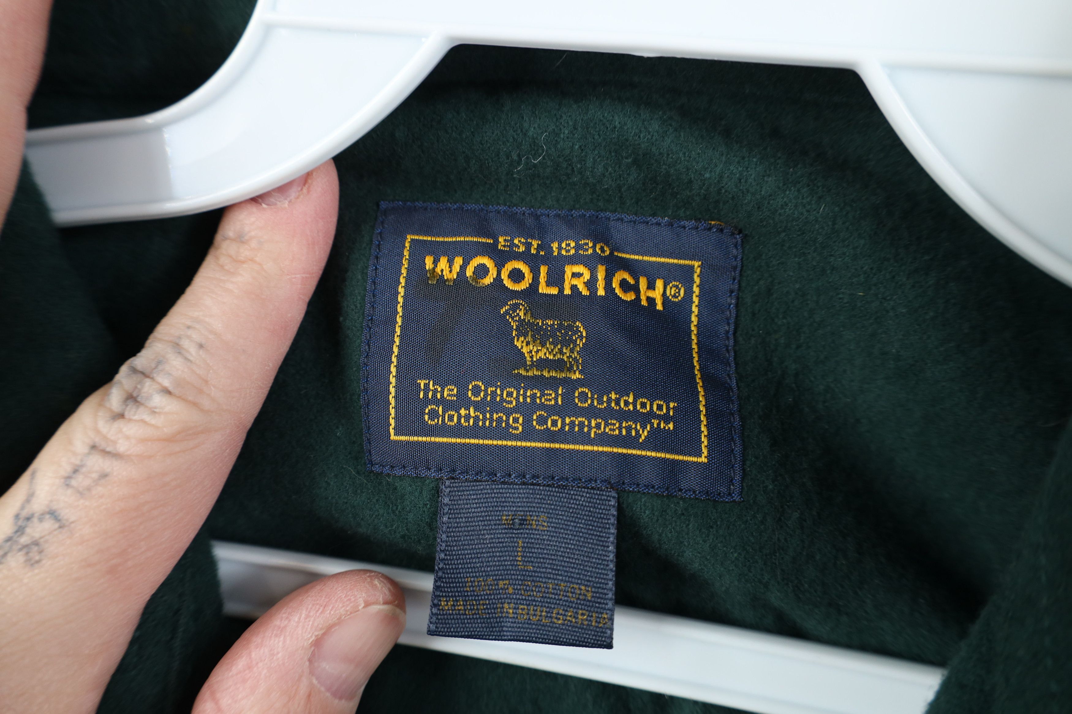 Woolrich Woolen Mills Deadstock Vintage 90s Woolrich Cloth Shooting Button Shirt Size US L / EU 52-54 / 3 - 6 Thumbnail
