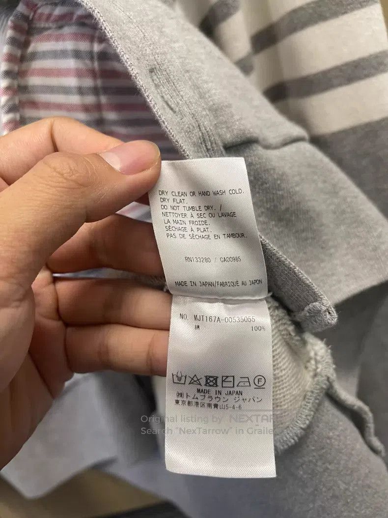 Thom Browne Thom Browne Gray cardigan Size US S / EU 44-46 / 1 - 5 Thumbnail