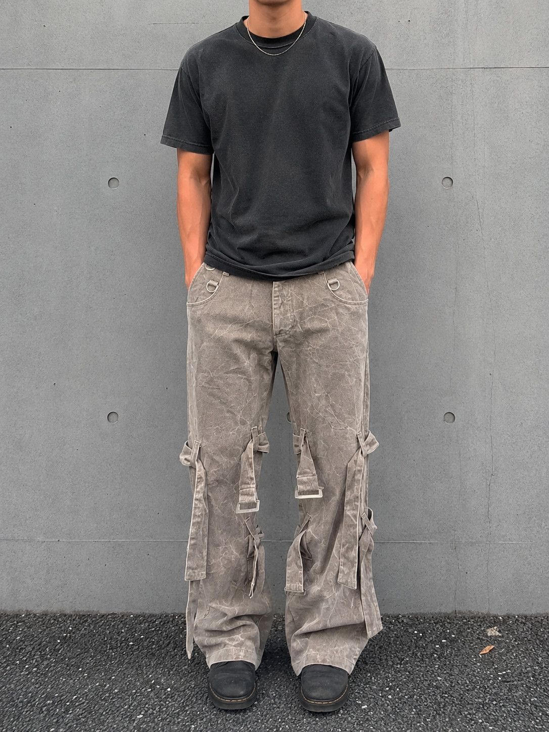 Vintage 👹Vintage Military Style Parachute Cargo Pants Size US 31 - 1 Thumbnail