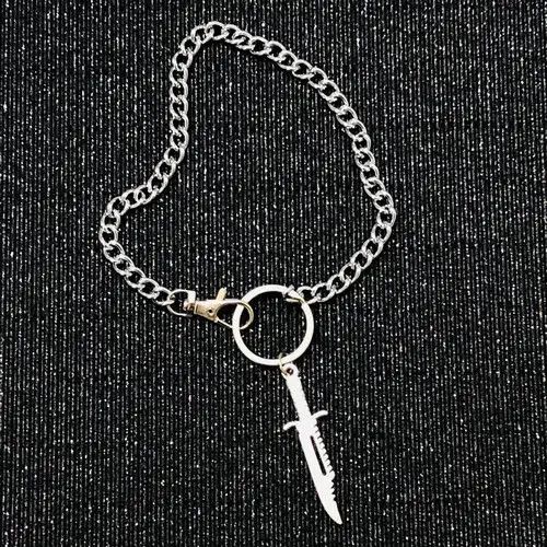 Other Big Knife Sword Dagger O ring Curb Cuban Choker Size ONE SIZE - 2 Thumbnail