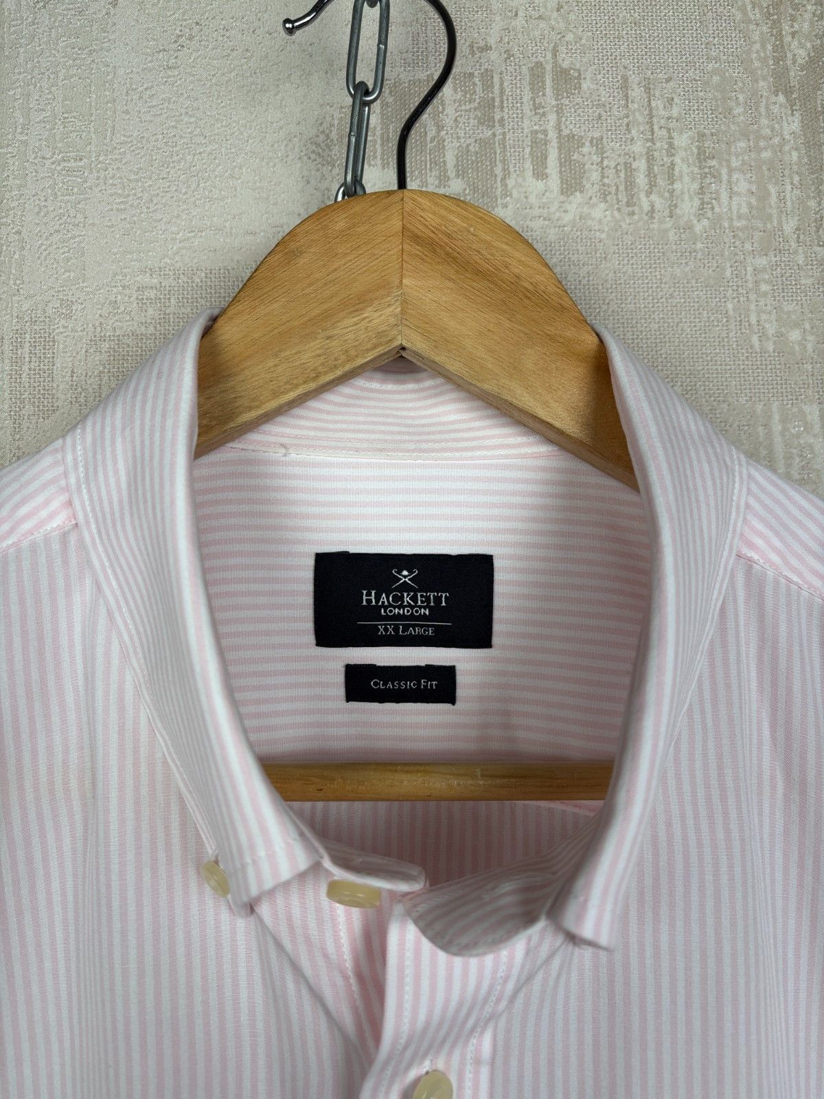Hackett Hackett London Long Sleeve Striped Shirt Classic Fit Size US XXL / EU 58 / 5 - 7 Thumbnail