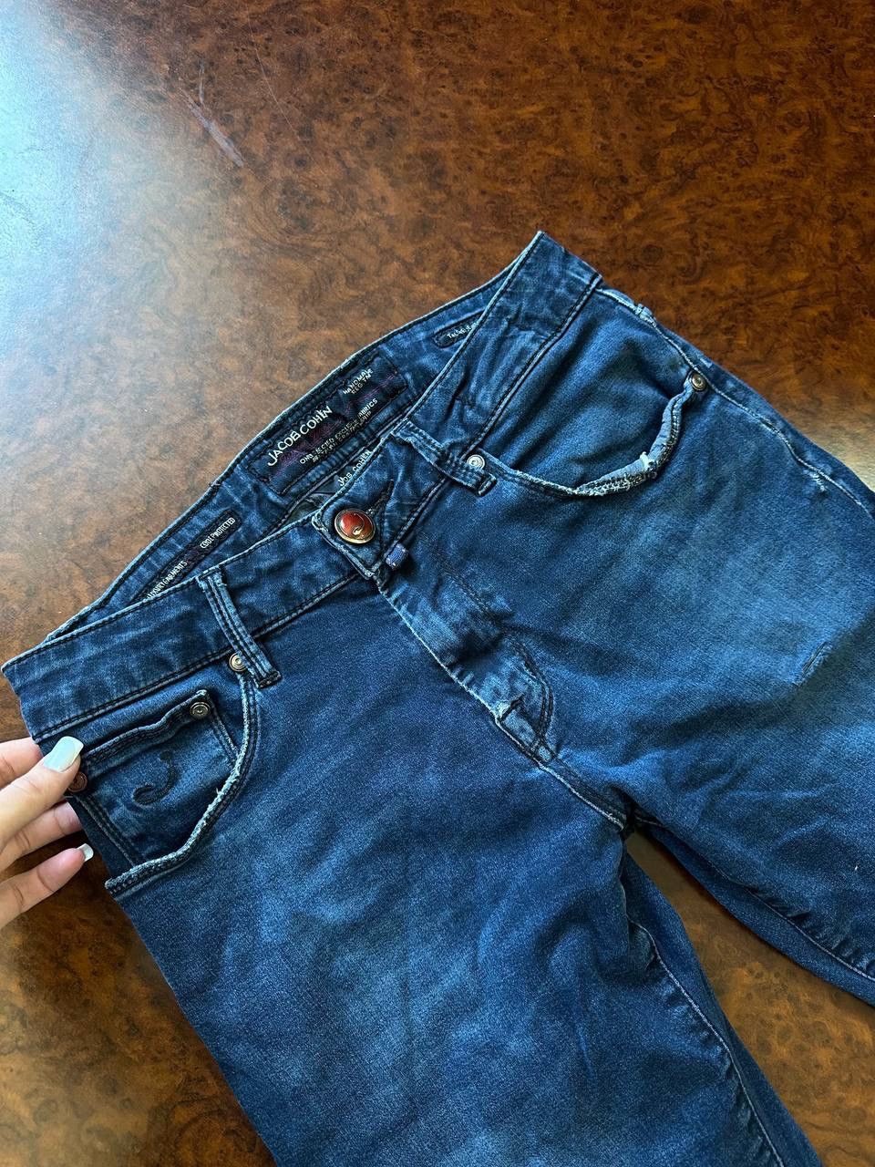 Jacob Cohen × Vintage Vintage Y2K Jacob Cohen Luxury Handmaded Denim Jeans Size 31" - 7 Thumbnail