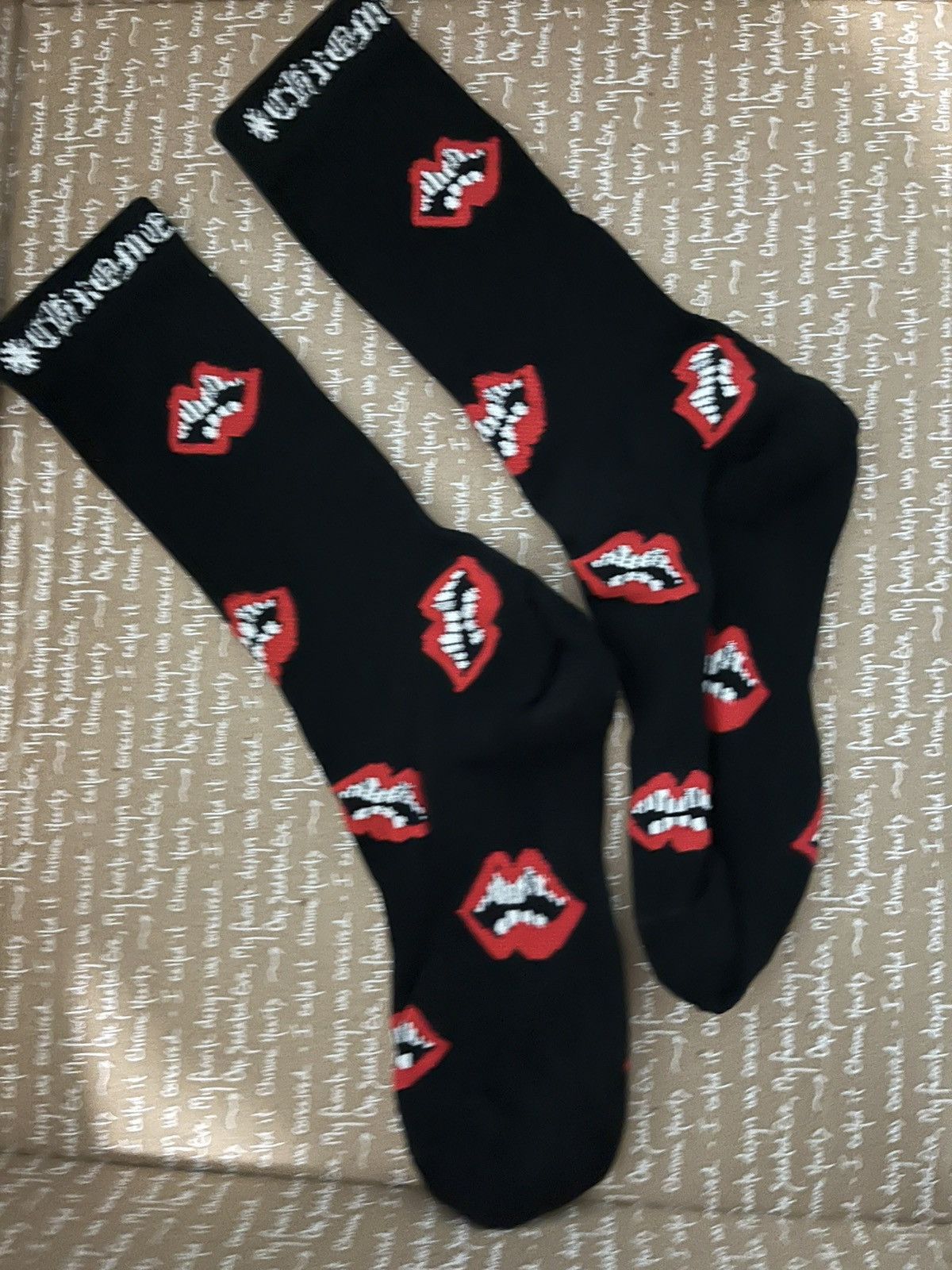 Chrome Hearts Chrome Heart Lip Sock Large Black Size ONE SIZE - 1 Thumbnail