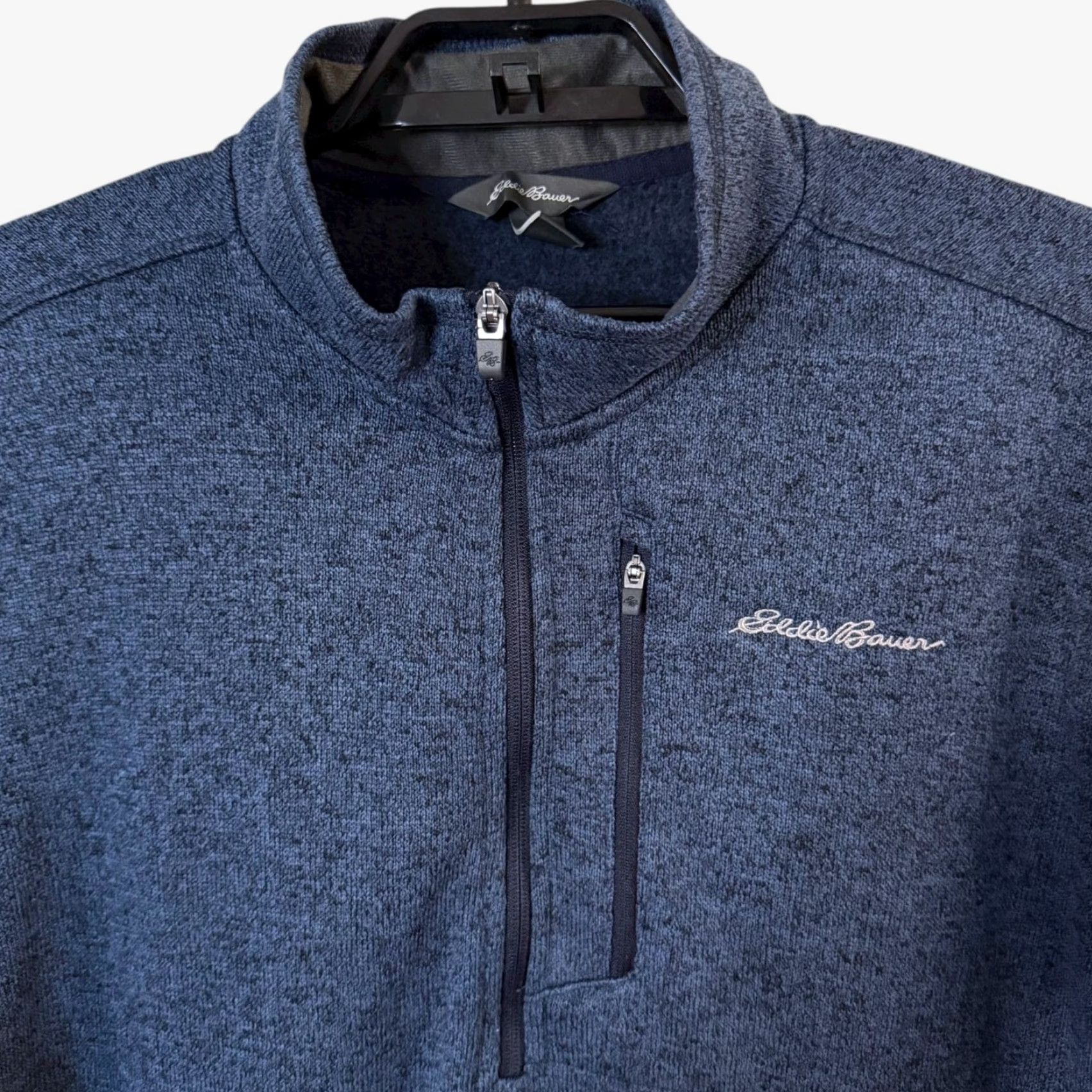 Eddie Bauer VINTAGE Eddie Bauer Radiator Fleece Quarter-Zip Pullover Sweater Men 2XL Navy Blue Size US XXL / EU 58 / 5 - 5 Thumbnail