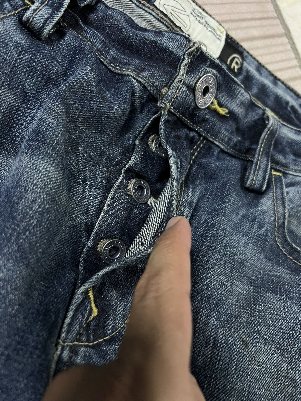 Energie × Jean 💥Flare💥Energie Distress Jean Size US 33 - 13 Thumbnail