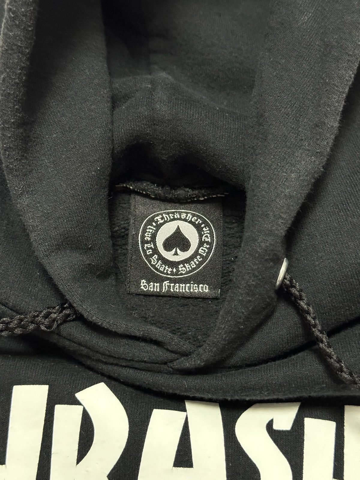 Thrasher Vintage Thrasher Hoodie Baggy Black Y2K 90s Size US S / EU 44-46 / 1 - 6 Thumbnail