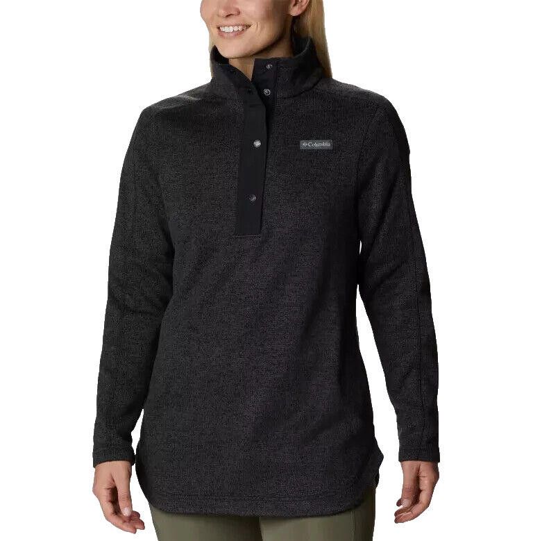 Columbia Columbia Medium Gray Sweater Weather Fleece Top Tunic Shirt Size M / US 6-8 / IT 42-44 - 2 Thumbnail