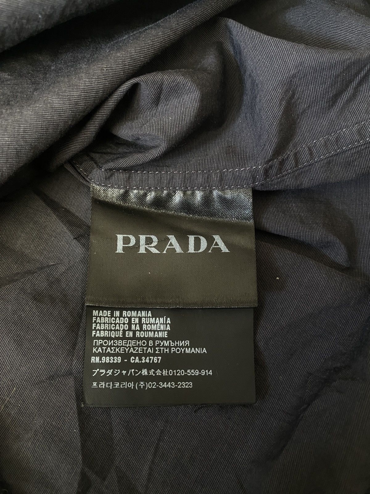Prada Grey silver elagant shirt button up prada 2017 Size US M / EU 48-50 / 2 - 3 Thumbnail