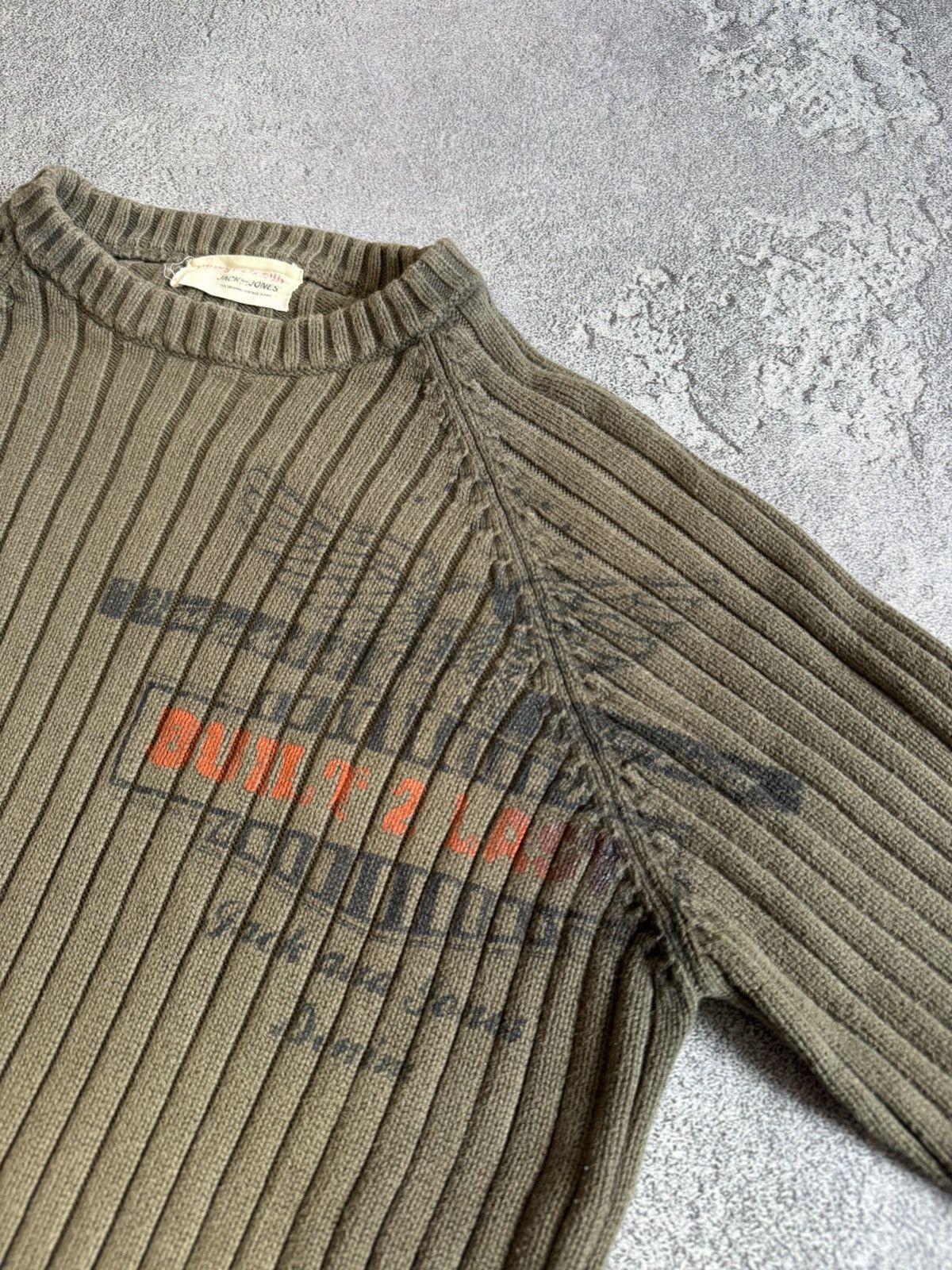 Japanese Brand Archive stripe crazy y2k avantgarde sweater jumper L.G.B. Size US L / EU 52-54 / 3 - 5 Thumbnail