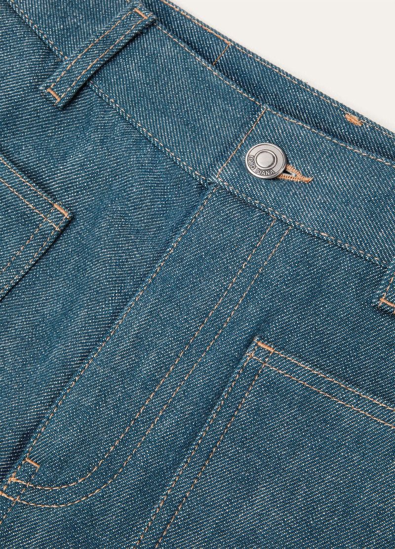 Loro Piana o1srvl11e0526 FAP4171 Lamark Jeans in Blue Size 26" / US 2 / IT 38 - 7 Thumbnail