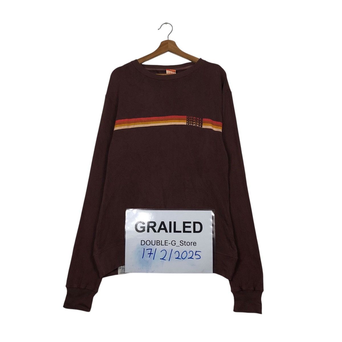 Japanese Brand 📌Vintage Sweatshirt Oneill Big Logo Size US L / EU 52-54 / 3 - 1 Thumbnail