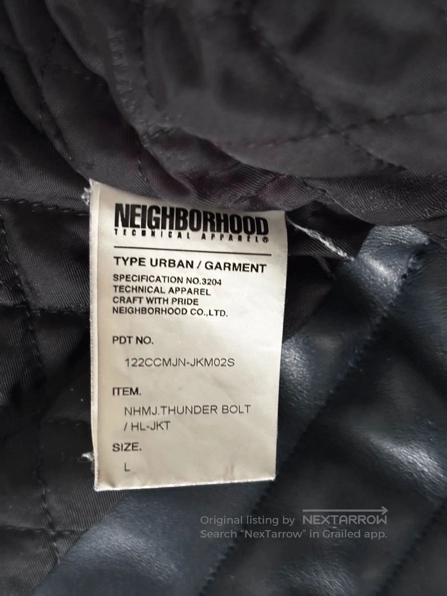Neighborhood NEIGHBORHOOD x MMJ Leather Jacket. Size US L / EU 52-54 / 3 - 4 Thumbnail