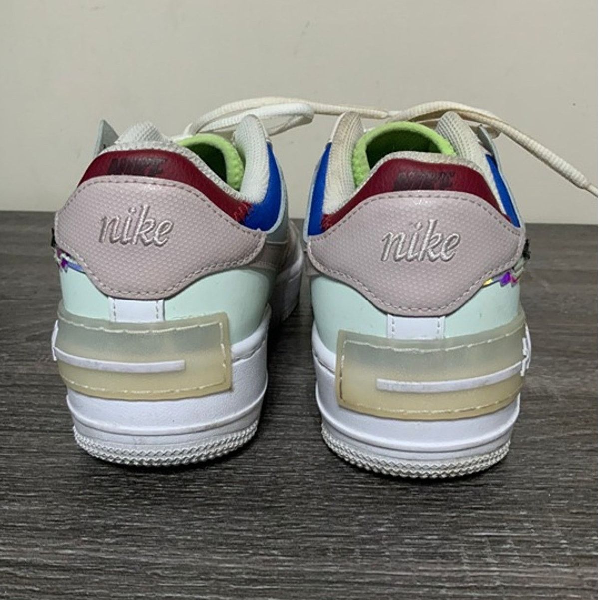 Nike Nike Air Force 1 Shadow White Multi Women’s Size 8 USED Size US 8 / IT 38 - 4 Thumbnail