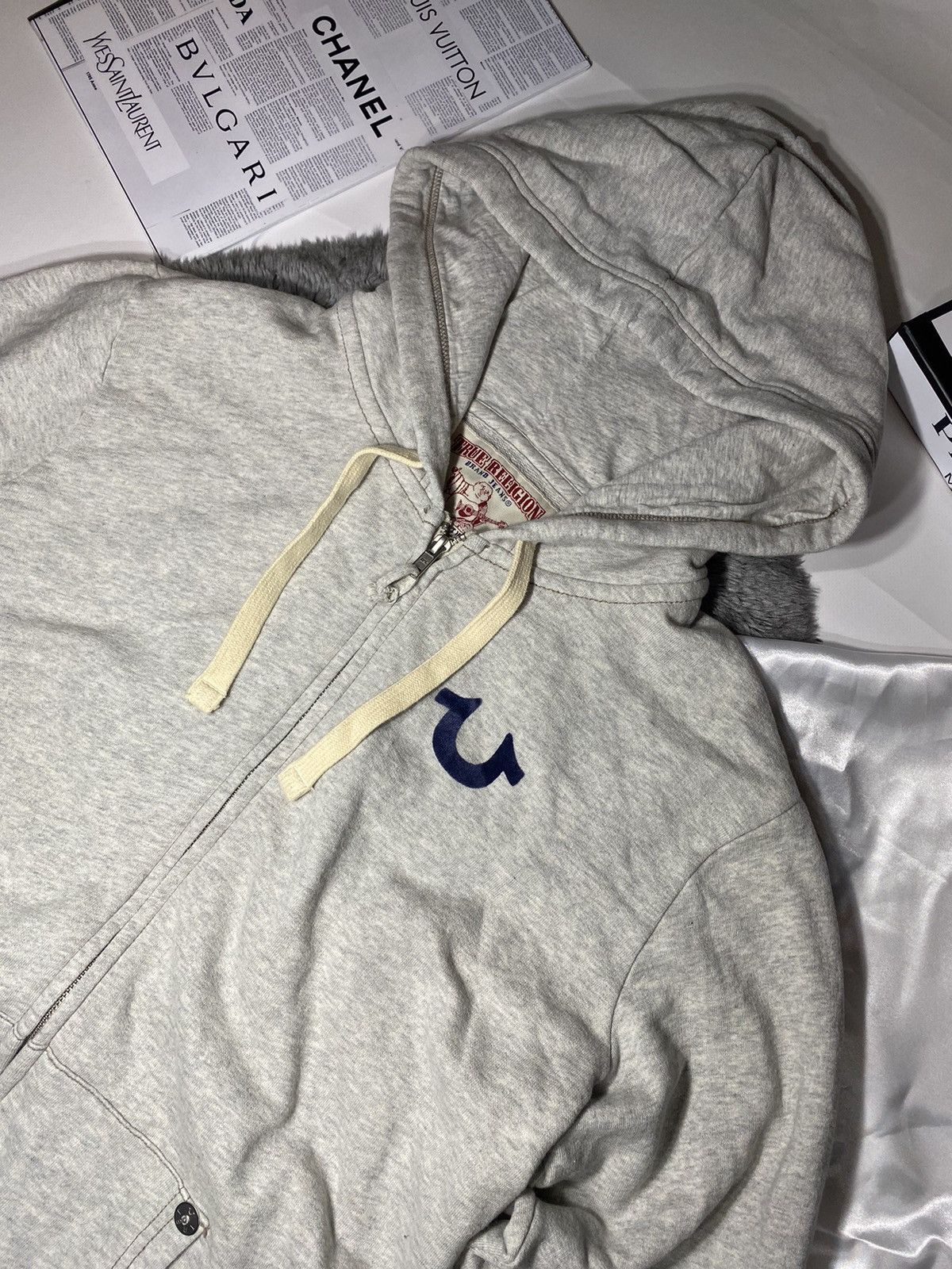 Other True Religion Zip Hoodie Vintage Streetwear Y2K Size US L / EU 52-54 / 3 - 3 Thumbnail