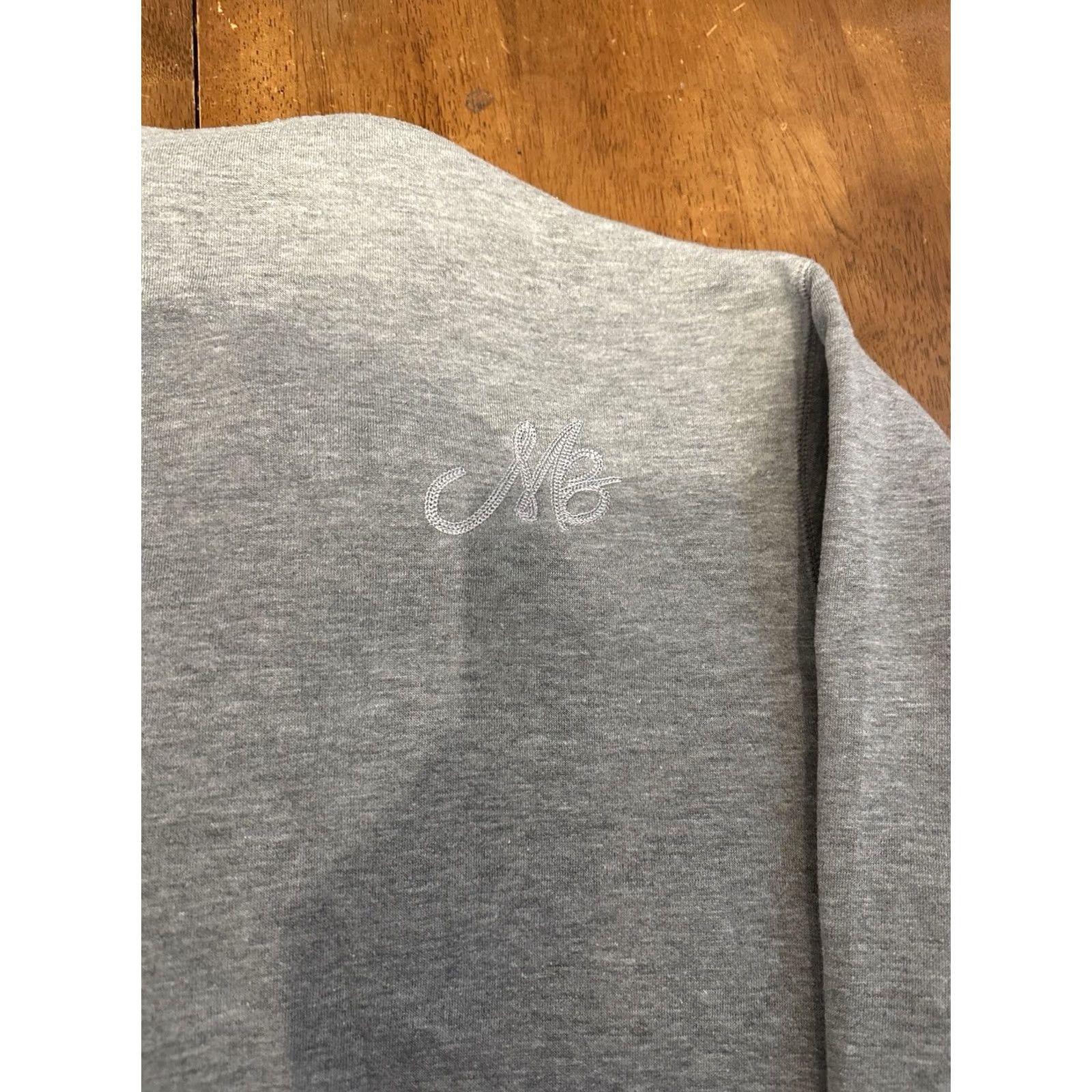Vintage VINTAGE Makaveli Branded Full Zip Hoodie Sweatshirt XL Gray Size US XL / EU 56 / 4 - 3 Thumbnail