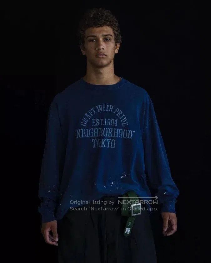 Neighborhood NEIGHBORHOOD Distressed Splatter Crewneck. Size US L / EU 52-54 / 3 - 2 Thumbnail