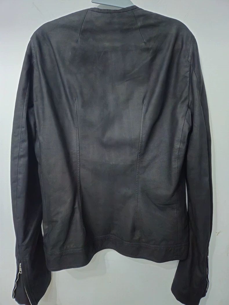 Rick Owens Rick Owens Men’s Black Leather Jacket-2505 Size US L / EU 52-54 / 3 - 2 Thumbnail