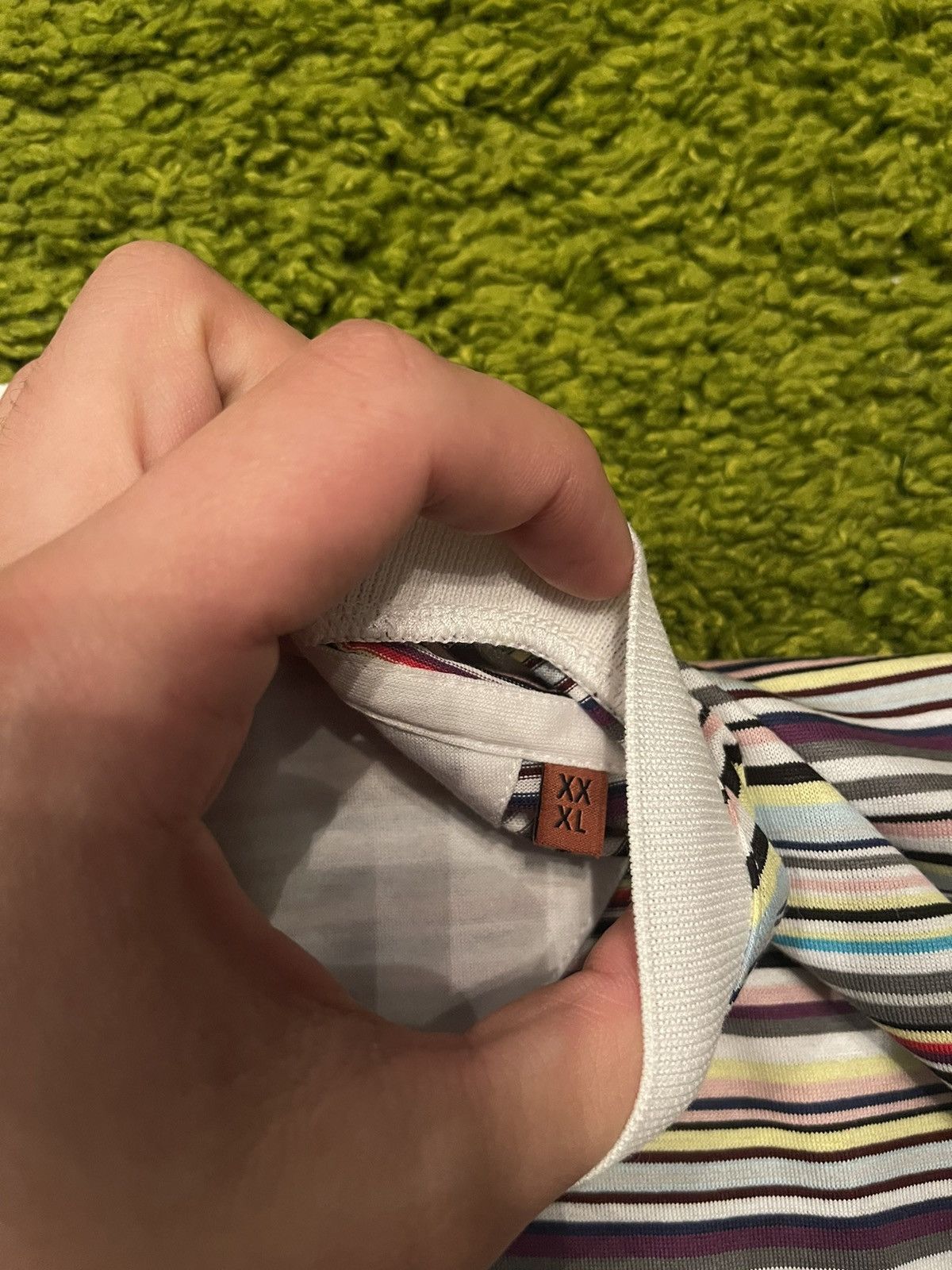 Designer × Missoni Missoni coloured striped t-shirt Size XXL / US 16-18 / IT 52-54 - 5 Thumbnail